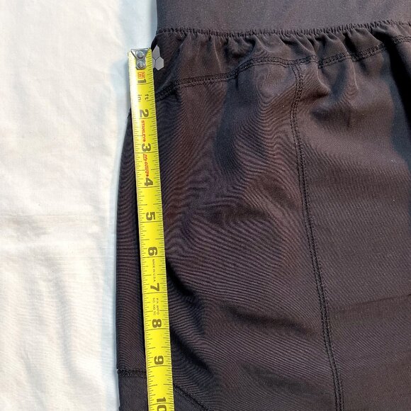 Tek Gear by Kohls Ladies L Multi-Purpose 4” Shorts w Pockets Comfort Waist Black - Picture 8 of 9